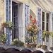 Balcon a Grasse (Provence) Art Print Poster By Christian Sommer, 38.5  x 38.5 