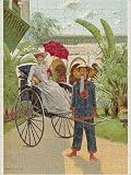 Jigsaw of RICKSHAW INDO-CHINA from Mary Evans