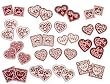 Martha Stewart Crafts Valentine's Day Foil Hearts Stickers