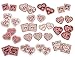 Martha Stewart Crafts Valentine's Day Foil Hearts Stickers