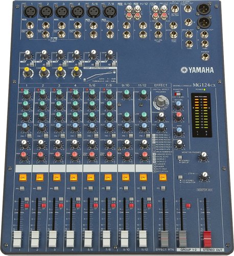 Yamaha MG124CX Stereo Mixer (12 Inputs)