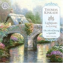Thomas Kinkade Lightposts for Living 2009 Wall Calendar