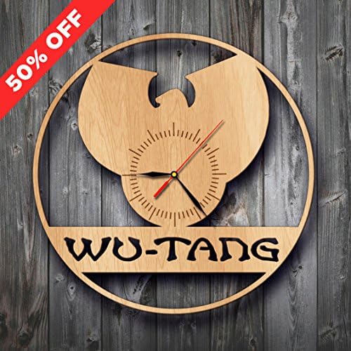 Wu-Tang Clan Wood Clock Wall Art Home Decor