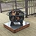 Glide-Easy Plus Rustic Hand Made Outdoor Heavy Duty Deck Patio Stand Rustic Fire Pit Accessories