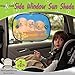 Big Ant Car Sun Shade for Side Window Lovely Dogs Design - Baby Car Sunshade Protector Sunlight & Glare Protection - UV Blocker - Sun Protection For Car, Baby and Kids (2 Pack)