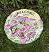 Evergreen 84828 Garden Stepping Stone, Butterflies, 11.5-Inches Diameter