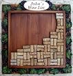 Wine cork Collectors Carved Frame