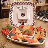 Auburn Tigers NCAA Gameday Ceramic Chip and Dip