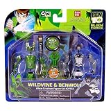 Ben 10 (Ten) Alien Creation Chamber Mini Figure 2-Pack Wildvine and Benwolf