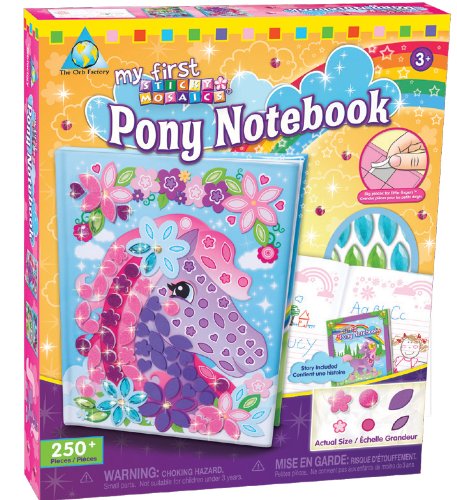 My First Sticky Mosaic - Pony Notebook