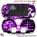 Sony PSP (original) Skin - Radioactive Purple WraptorSkinz TM Kit by TuneTattooz TM
