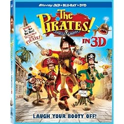 The Pirates! Band of Misfits (Three-Disc Combo: Blu-ray 3D / Blu-ray / DVD)