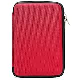 Durable Hard Protective Carrying Case Cover for T-Mobile New Dell Streak 7 4G Tablet 7 inch Multi Touch Screen (Many Colors Available), Red