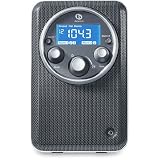 Boston Acoustics® Horizon Solo AM/FM radio with digital clock Midnight