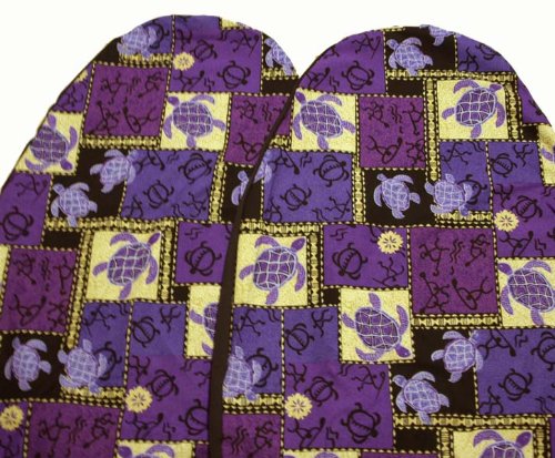 Hawaiian Car Seat Covers, Purple sea turtle, set of 2 Front Bucket seat covers, Made in Hawaii USA On Sale