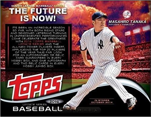 2014 Topps UPDATE Series MLB Major League Baseball Official License Trading Cards Hobby Box - 36 packs of 10 cards each