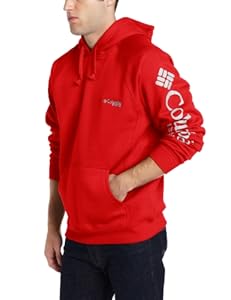 Columbia Men's PFG Hoodie, Sail Red, X-Large