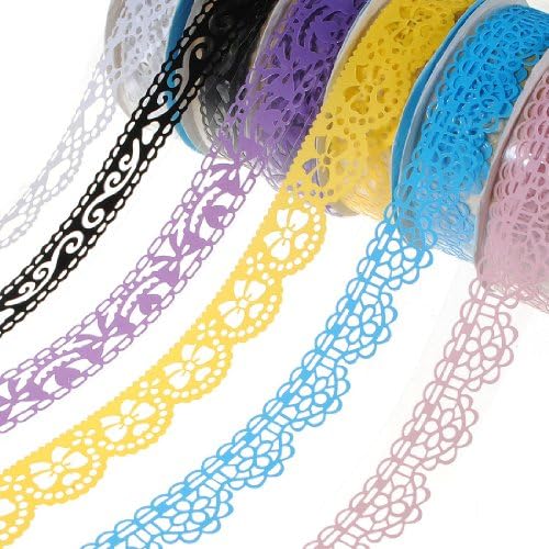 Plastic Hollow Lace Decorative Sticker Adhesive Tape