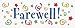 Creative Converting Farewell Giant Party Banner - 6 Count