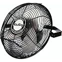 Air King 9312 Powder-Coated Steel Multi-Mount Wall Fan, Black