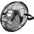 Air King 9314 Multi-Mount Fan In Black with 3 Blades