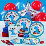 Boy's Playtime 1st Birthday Standard Party Pack