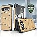 Samsung Galaxy Note 7 Case, Zizo Bolt Cover with [.33m 9H Tempered Glass Screen Protector] Included [Military Grade] Armor Case Kickstand Holster Belt