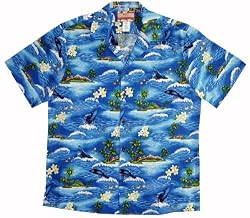 Maui Whales Hawaiian Aloha Shirt Top Quality
