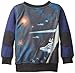 Star Wars Little Boys' Toddler Crewneck Sweatshirt, Navy/Black, 3T