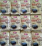 Premium Natural Roasted Seaweed (Nori) Snack 5g -(Pack of 12)