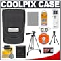 Nikon Coolpix 5879 Camera Case with EN-EL8 Battery + Tripod + Accessory Kit for P1, P2, S1, S2, S3, S5, S6, S7c, S9, S50, S50c, S51, S51c, S52, & S52c Digital Cameras