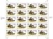 1993 CHEROKEE STRIP #2754 Pane of 20 x 29 cents US Postage Stamps