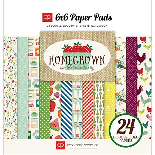 Echo park paper company homegrown scrapbook paper pad, …