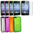4 SOFT SILICON GEL SKIN CASE + LCD SCREEN COVER Compatible With iPod touch® 2 3 3RD GEN