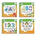LeapFrog LeapStart Preschool 4-in-1 Activity Book Bundle with ABC, Shapes & Colors, Math, Animals