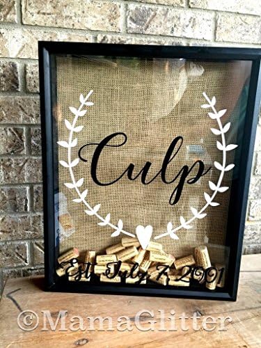 Rustic Custom Wine Cork Holder- Wedding gift can be used as a alternative guest book