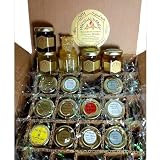 Honey 12 Jar Assortment-12 Different Honeys 2oz Jars