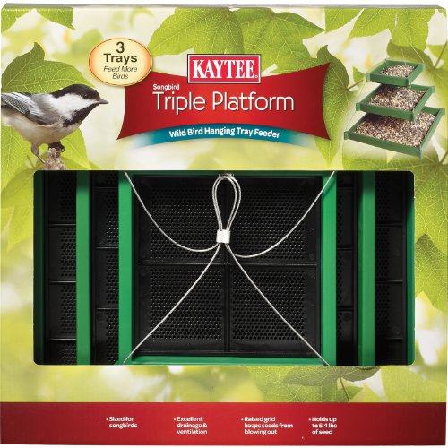 Kaytee Songbird Triple Platform Feeder