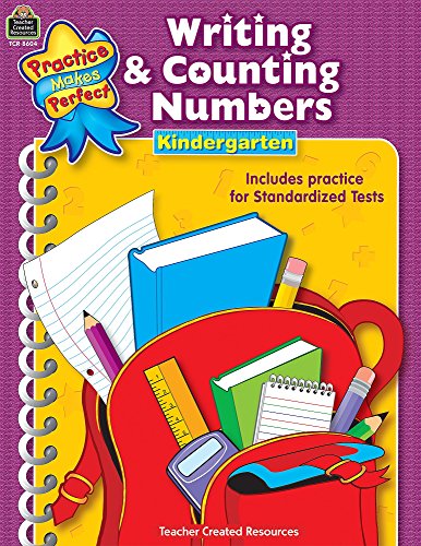 writing  counting numbers grade k practice makes perfect teacher created materials