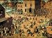 Pieter Brueghel d. �., Die Kinderspiele