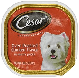 Cesar Canine Cuisine Oven Roasted Chicken for Small Dogs, 3.5-Ounce Cans (Pack of 24) Cesar Canine Cuisine Oven Roasted Chicken for Small Dogs, 3.5-Ounce Cans (Pack of 24)