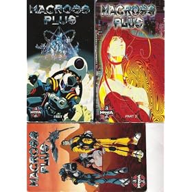 3 Tape Set; VHS Video; Macross Plus, Macross Plus 2, Macross Plus 3 (English & Japanese Languages)(Animated)
