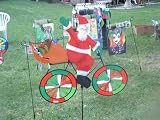 Santa Bike Spinner