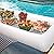 Inflatable Serving/Salad Bar Tray Food Drink Holder BBQ Picnic Pool Party Buffet Cooler,with a Drain Plug
