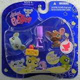 615xJq4fXmL. SL160  Littlest Pet Shop series of B Series 3 Figures collection mouse and rat