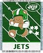 New York Jets Woven Baby Blanket Throw - NFL Football Fan Shop Sports Team Merchandise
