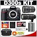 Nikon D300s Digital SLR Camera + 24-70mm G AF-S Lens + 70-200mm II VR + 16GB Card + Nikon EN-EL3e Battery + Case + Cameta Bonus Accessory Kit