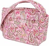 Kimberly Diaper Tote in Pink Paisley