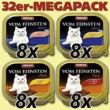 Animonda vom Feinsten 83255 Mix2 Fisch-und Fleischvielfalt 32 x 100 g - Katzenfutter