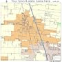 Street & Road Map of Carencro, Louisiana LA - Printed poster size wall atlas of your home town